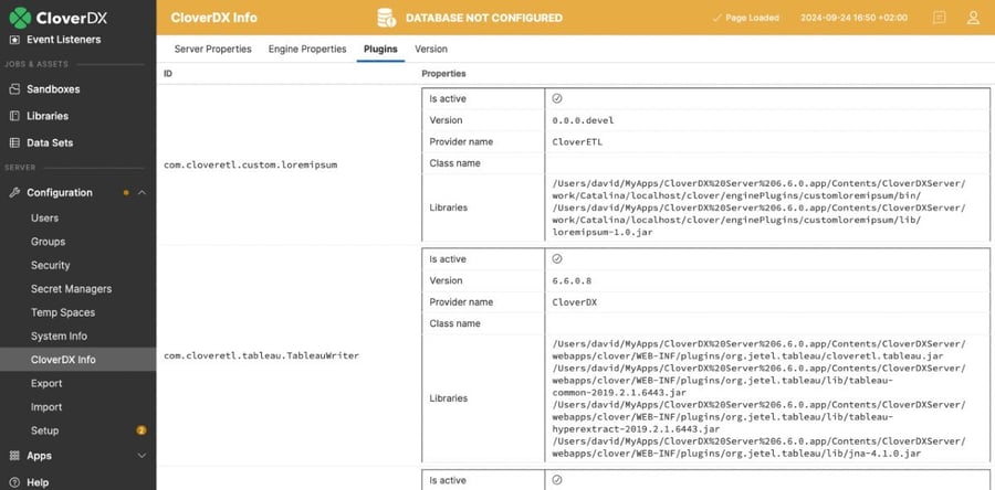 CloverDX - Plugin Server Deployment Step 3