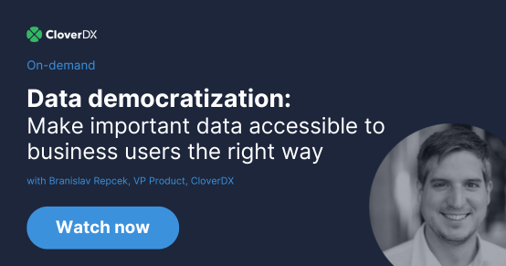 Webinar - Data democratization: Make important data accessible to users in the right way
