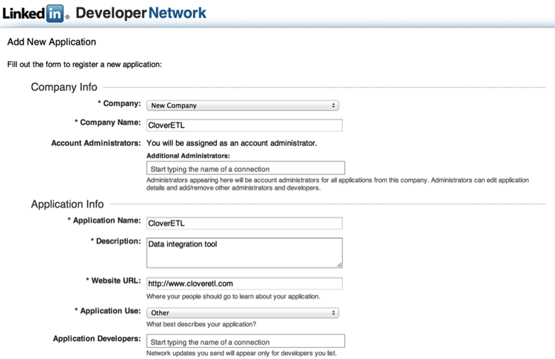 Connecting to LinkedIn API with CloverDX