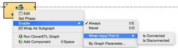 Improved subgraphs with conditional ports in CloverETL