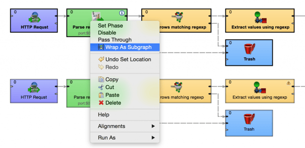Working with subgraphs in CloverDX 4.0