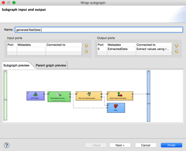 Working with subgraphs in CloverDX 4.0