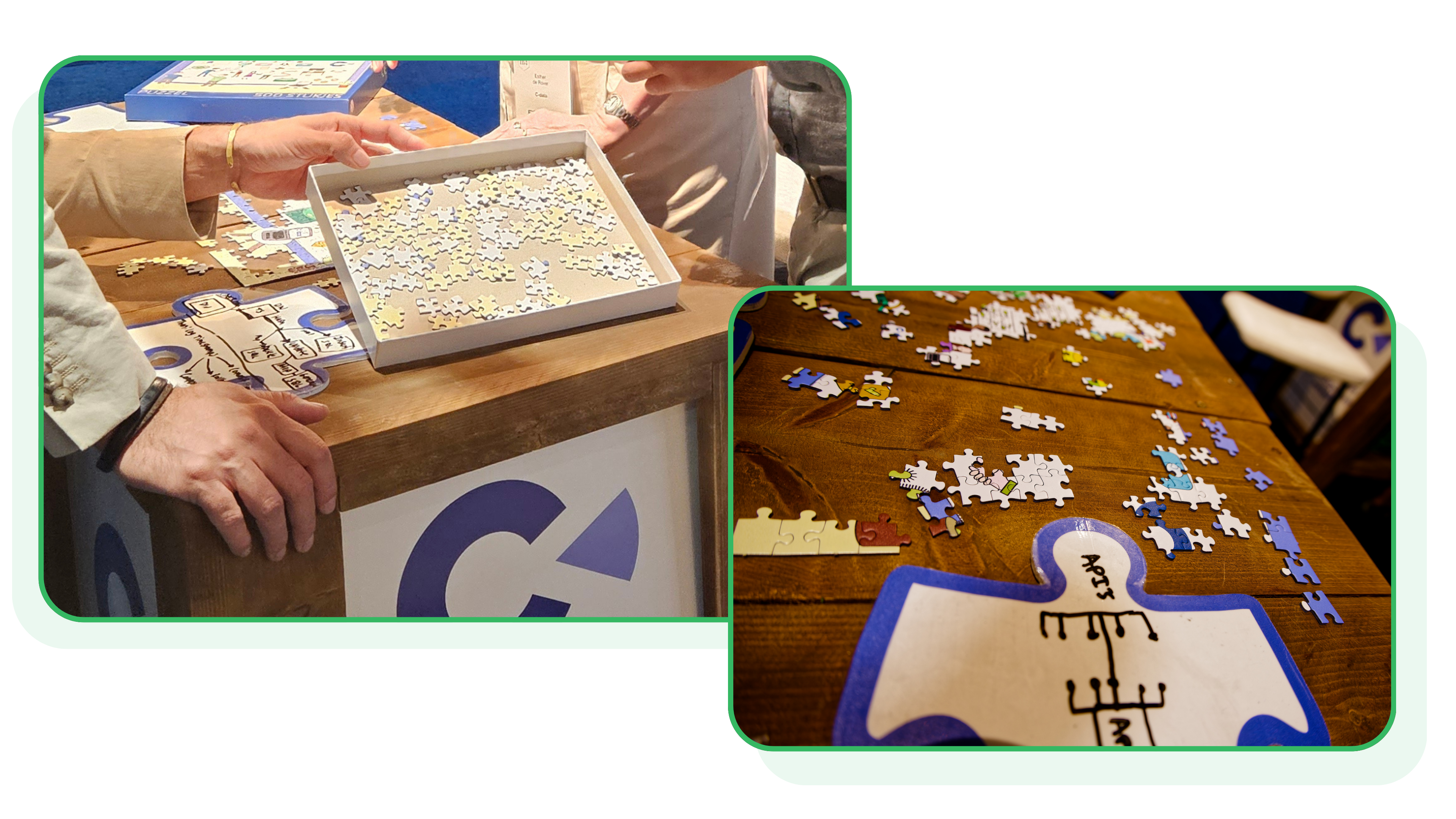 Image of C-Data's puzzle pieces at Data Expo 2025