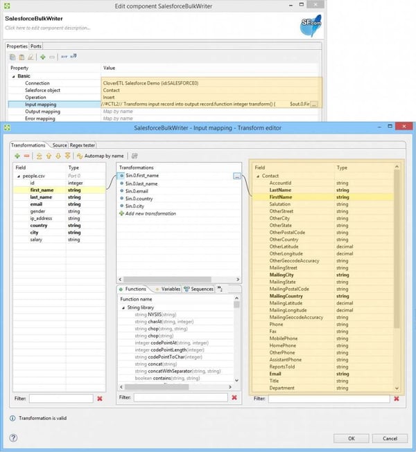 Salesforce Connector for CloverDX