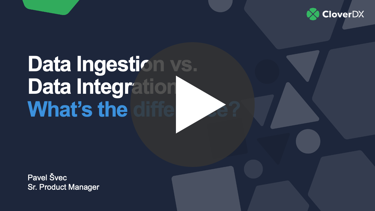 data ingestion vs data integration - watch the video