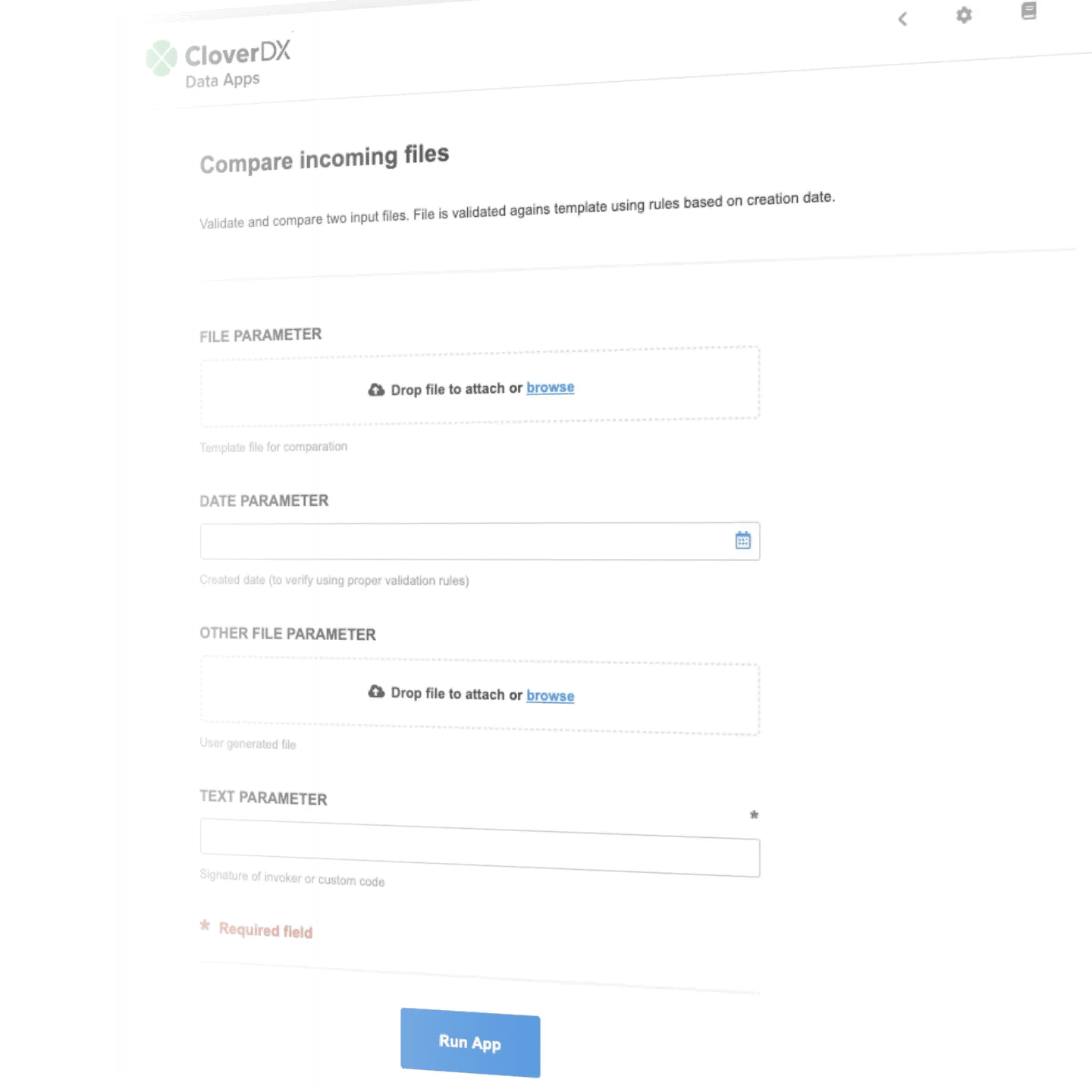 Compare incoming files in CloverDX