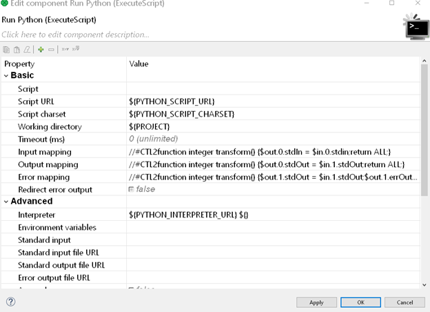 Python interpreter configuration