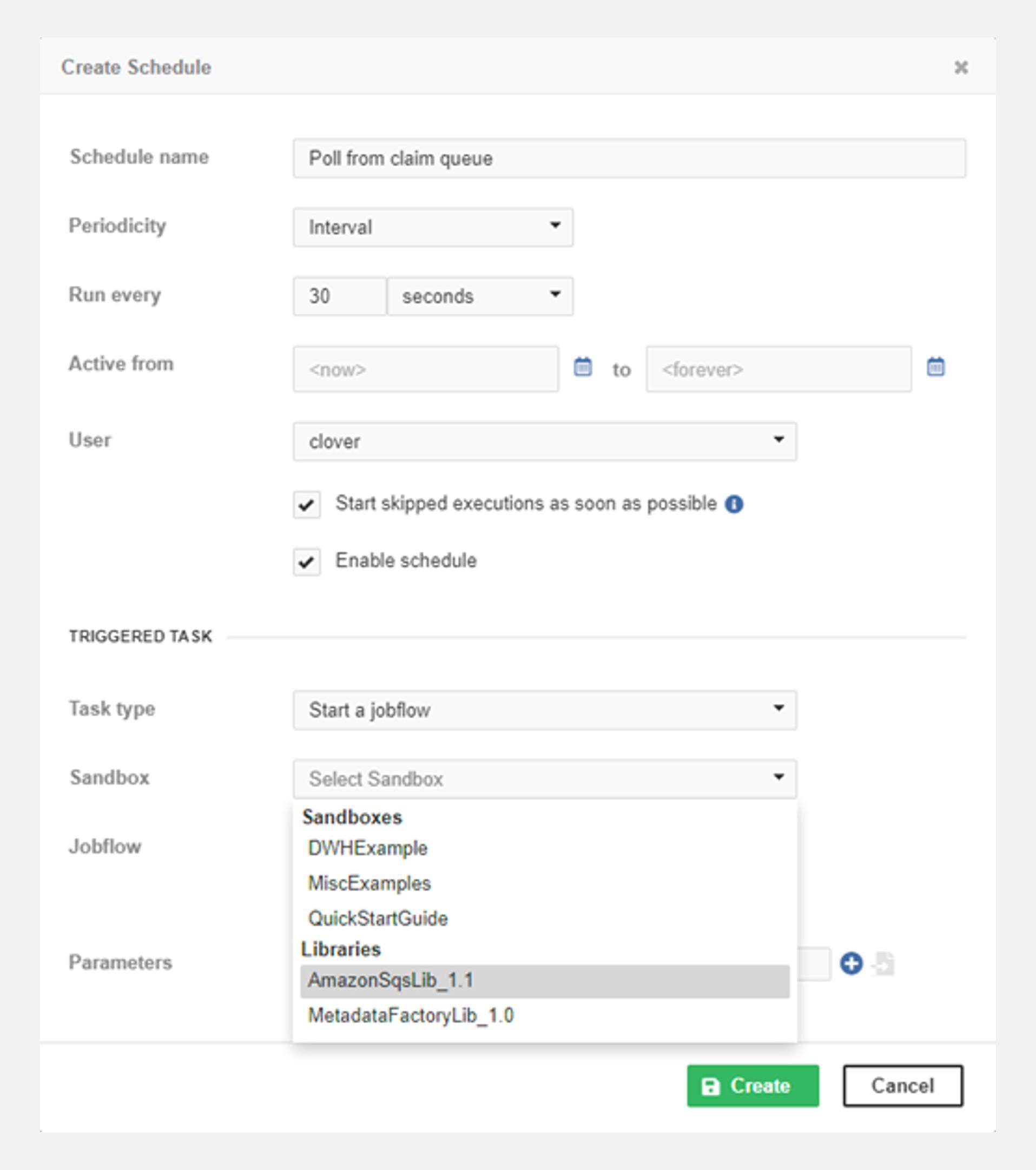 Automate data jobs on a schedule
