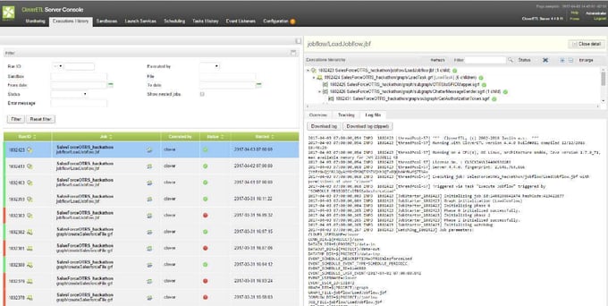 CloverDX Server GUI