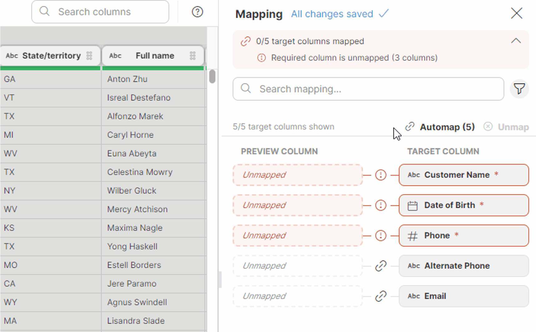 Wrangler - CloverDX - data mapping tool for business users