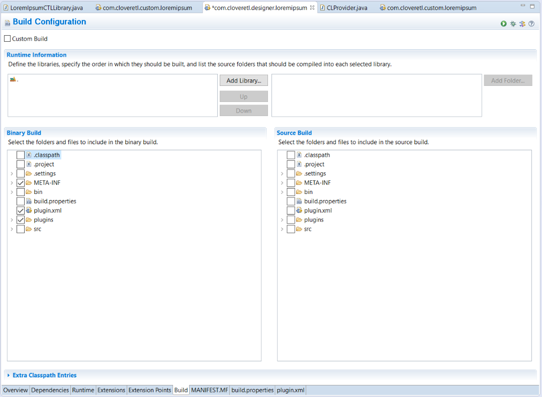 Extending CTL with Java Functions