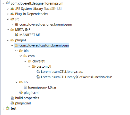 Extending CTL with Java Functions