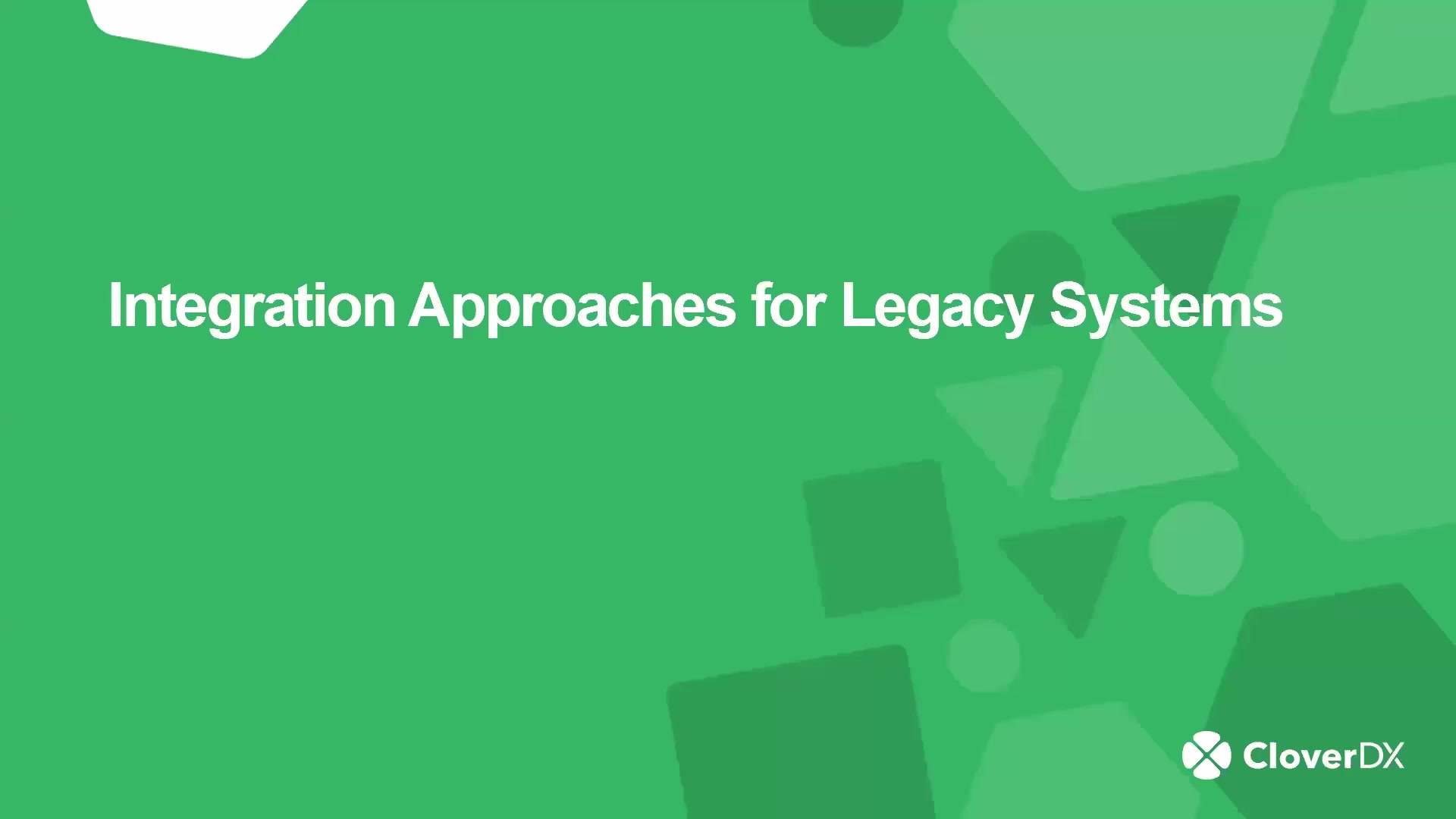 Thumbnail: Integrating legacy systems 