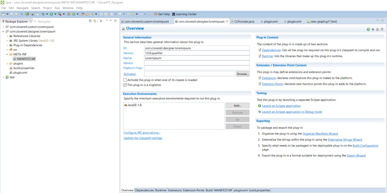 Extending CTL with Java Functions