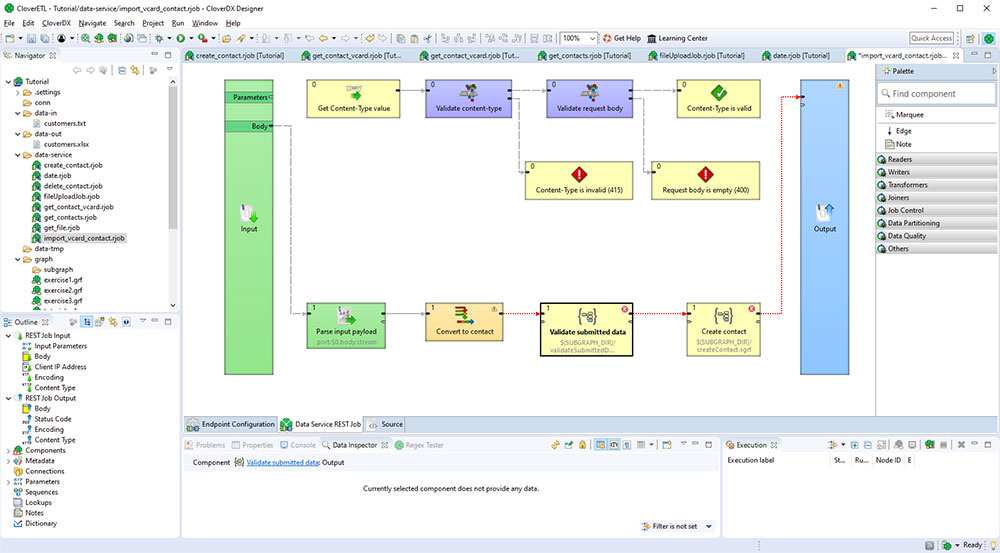 CloverDX Designer screenshot